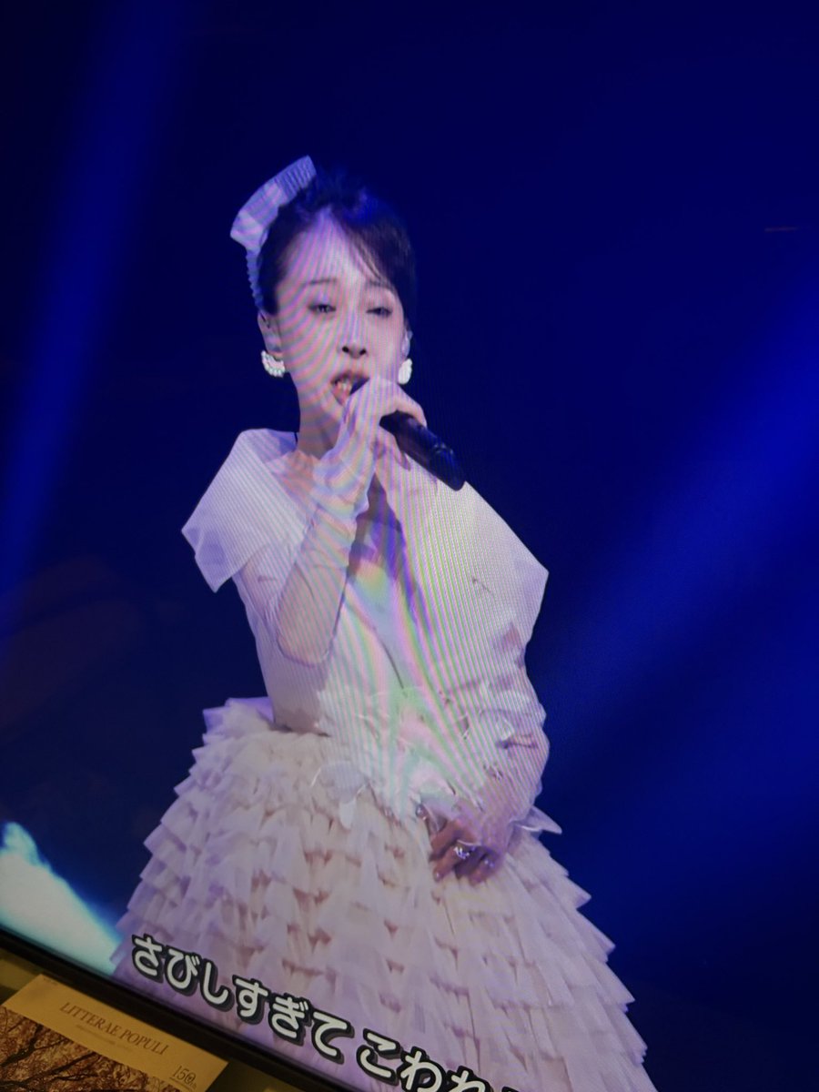 mechako's tweet photo. いきなりグッと深くなった！

声質も表情も！！表現の幅よ！！

#難破船　#中森明菜　#Mステ https://t.co/RtM3rEAEVt
