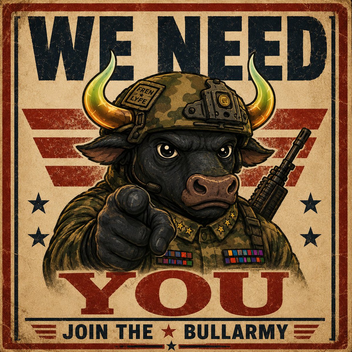 joinbullarmy's tweet photo. $BULLARMY NEEDS YOU https://t.co/zxNhnPIBOy