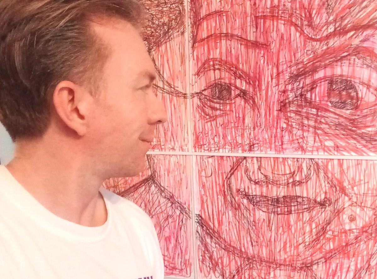 JonathanGrayArt's tweet photo. New Pressure Study.
Every portrait starts with the same question: how much can a face change before it becomes someone else entirely?
Built through repeated lines, pressure and instinct.
#PressureStudies #ContemporaryArt #ArtistStudio #OriginalArt #Drawing https://t.co/YsrjOO8GBw