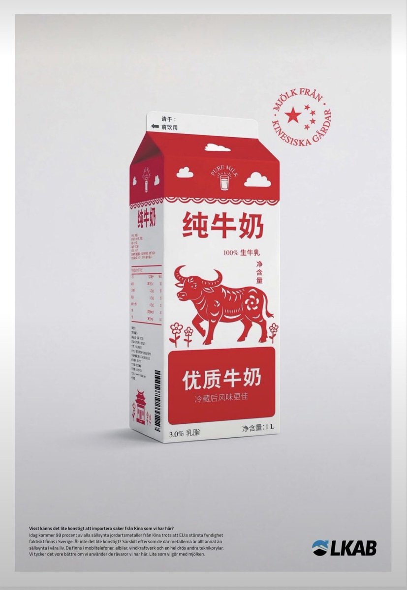 MaxVillman's tweet photo. Very good @LKABgroup !

Stop importing from China, use our own materials instead. https://t.co/T9yLeFaYbZ