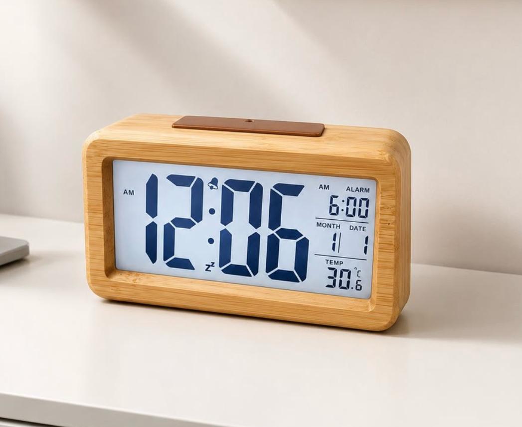 _brandstudio_'s tweet photo. Wooden LCD Alarm Clocks 

The soft glow of the LCD display makes it easy to read the time, while the wood’s warm tones bring a touch of rustic elegance to any room. 

Price:150,000ugx

WhatsApp:0707267566/@_brandstudio_ https://t.co/w9UcCIFnft