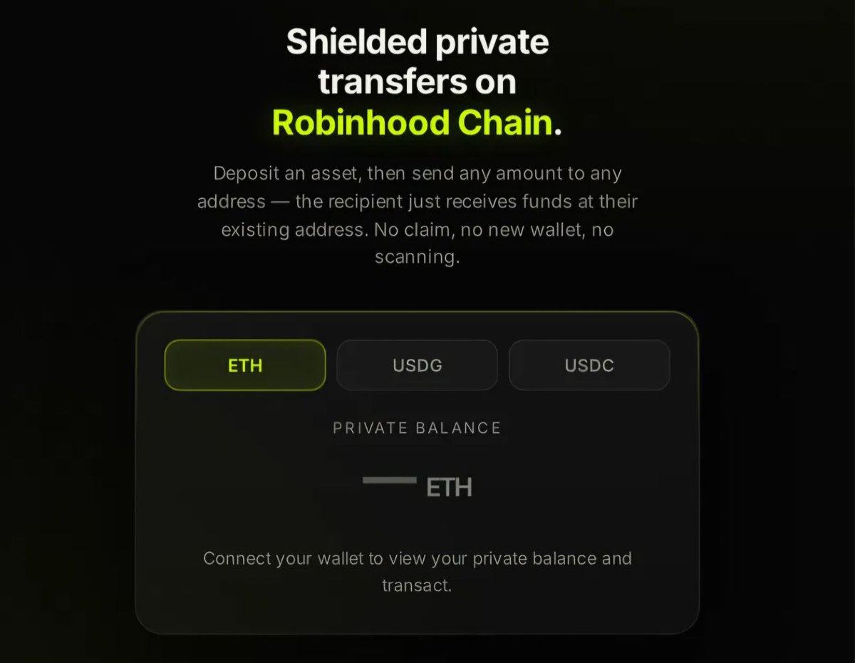 HoodLumfun's tweet photo. Someone building a native privacy layer for @RobinhoodApp chain. 
They're launching soon.
$hoodlum https://t.co/RyhVcDaojk