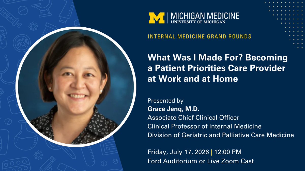 U-M Department of Internal Medicine tweet media