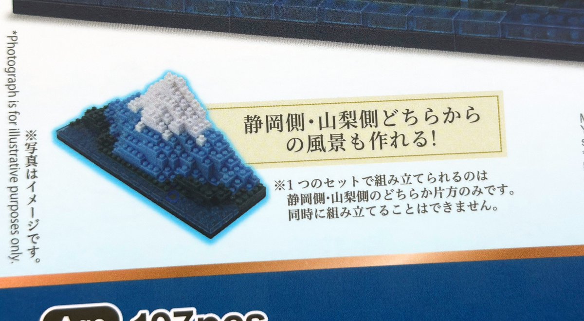 sakuyaoi's tweet photo. 静岡と山梨両県に配慮された
富士山ブロック買いましたζζ https://t.co/M0lObgTtio