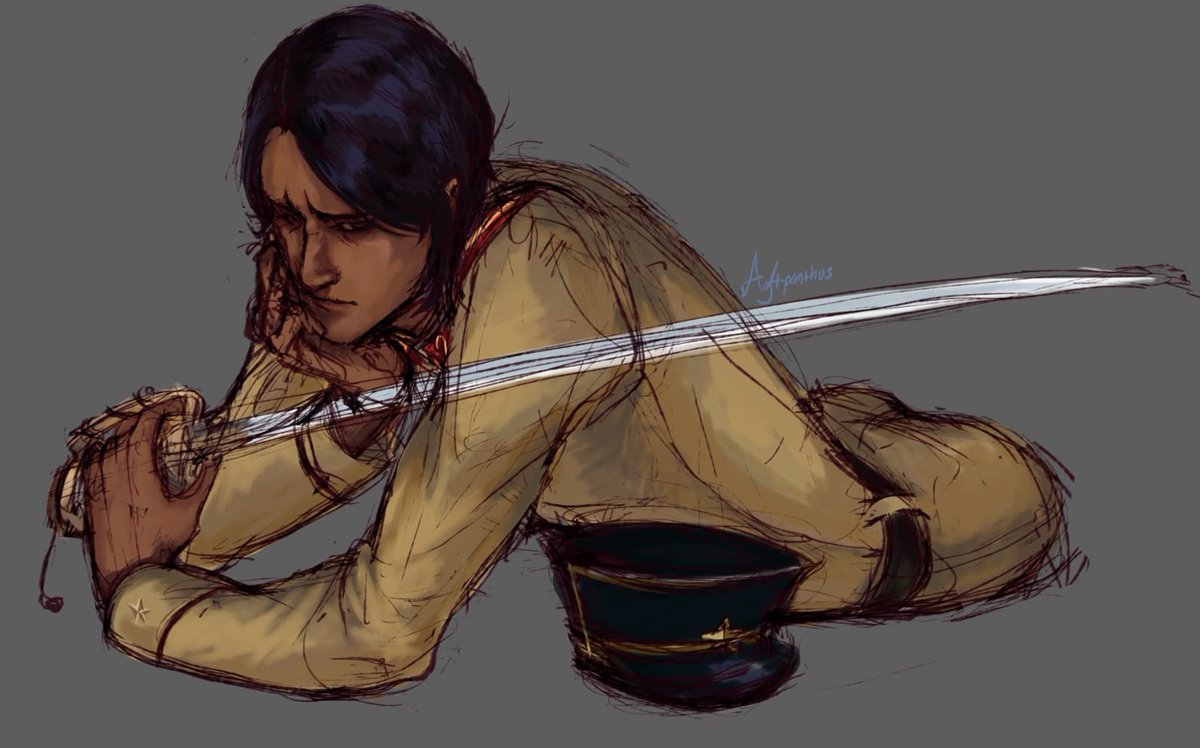 Ag4panthus4's tweet photo. Little wip #goldenkamuy #koitootonoshin https://t.co/rw7C92Umf8