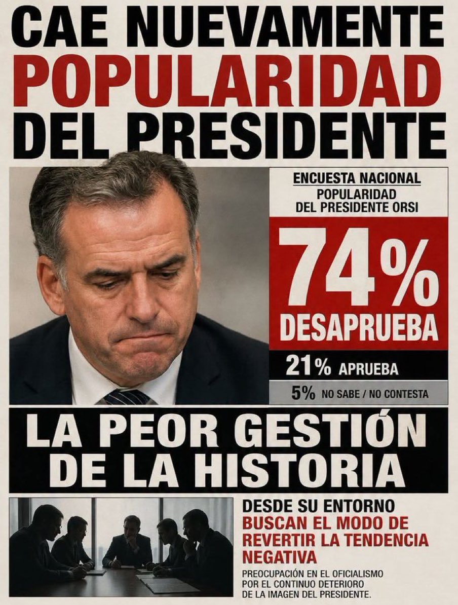 anagHK771864's tweet photo. 74% desaprueba a #YamandúOrsi https://t.co/fEFp9MSu3A