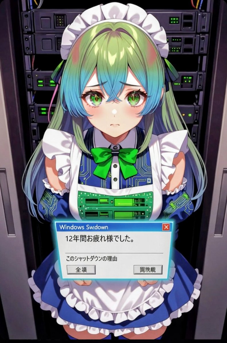 NyaaaanCat2's tweet photo. @deno_78 Meたん、vistaたんを思い出した(T_T)
なのでGrokにつくってもらってみたよ https://t.co/VHARk9gTUZ