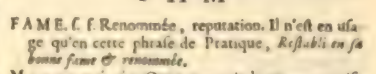 Brossadents's tweet photo. "fame c'est un anglicisme"
Le malicieux dictionnaire de 1694 : https://t.co/5cKje6cb11
