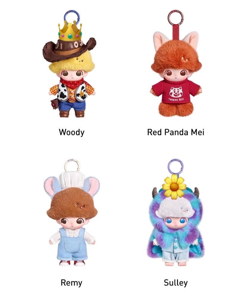 menma_ltd's tweet photo. 【交換】
POPMART ポップマートDIMOO ディムー
PIXAR ピクサー ぬいぐるみペンダント

【譲】🌼サリー
【求】👑ウッディ

詐欺防止のため、都内(渋谷〜新宿間)にてお手渡しのみ。
また、画像コピー防止のため、DMにて手持ち画像をお送りさせていただきます。
検索からでもお気軽にお声掛けください♪ https://t.co/pYsejOaJVn