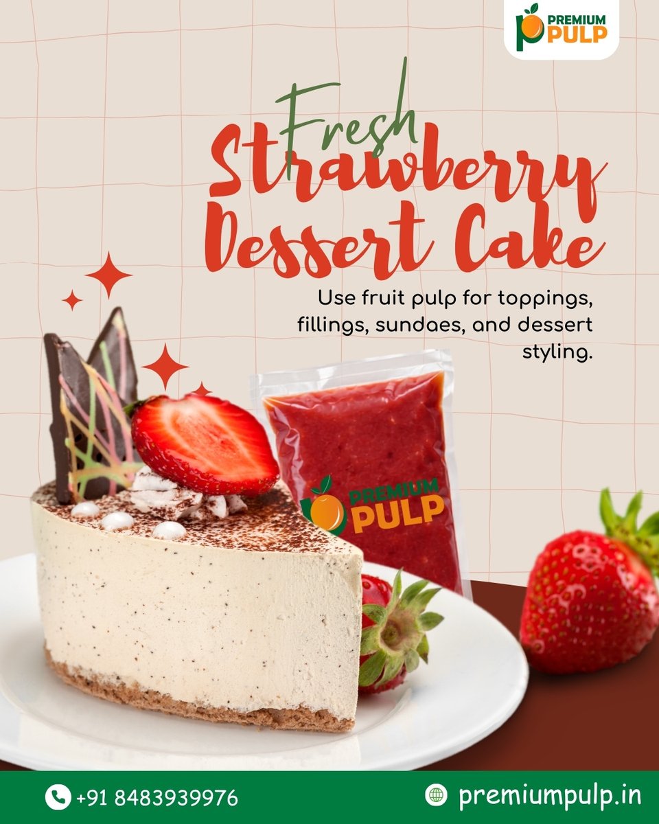 PremiumPulpp's tweet photo. Great for Sundaes & Dessert LayersUse fruit pulp for toppings, fillings, sundaes, and dessert styling.#PremiumPulp #DessertIngredients #IceCreamUse #FruitPulp #CafeMenuIdeas https://t.co/ahnbEBOOgh