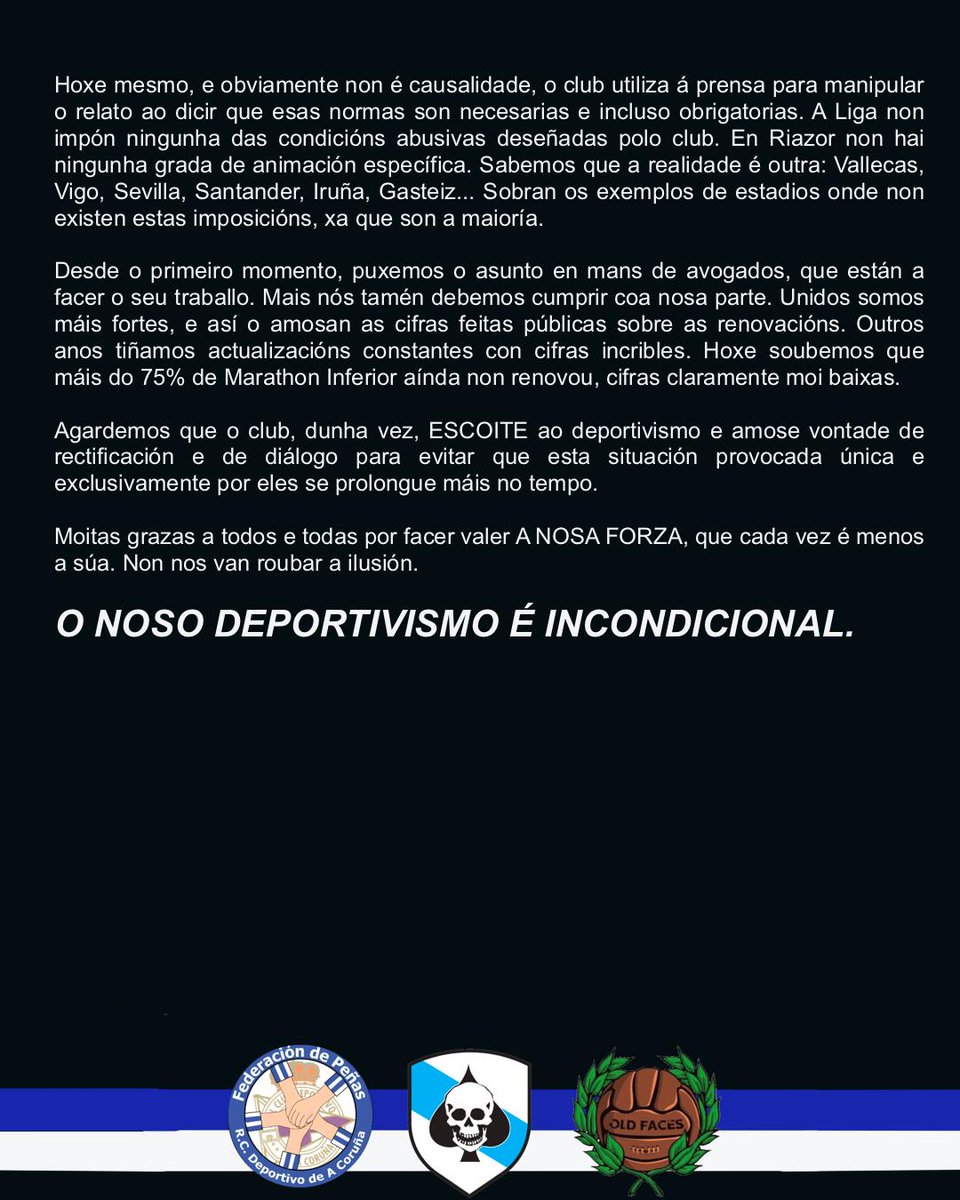 fpdeportivistas's tweet photo. O deportivismo é unha forma de vida. 

Podemos levar moitos golpes, mais temos unha dignidade que non cabe no peito. Con todo o noso orgullo, hoxe berramos polos nosos dereitos.

As rúas falaron e déronnos máis forza para seguir na loita. Grazas por participar nesta manifestación https://t.co/n36BsJ4EpD