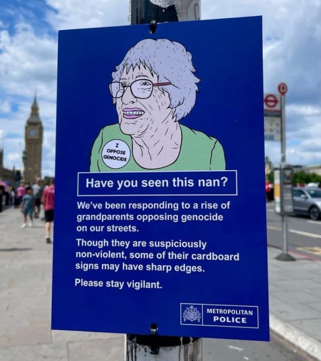 Kathleen_Tyson_'s tweet photo. IRGC now poses a threat to UK every bit as severe as Quaker octagenarian grans and vicars opposing genocide. https://t.co/XxhL8gLaVN