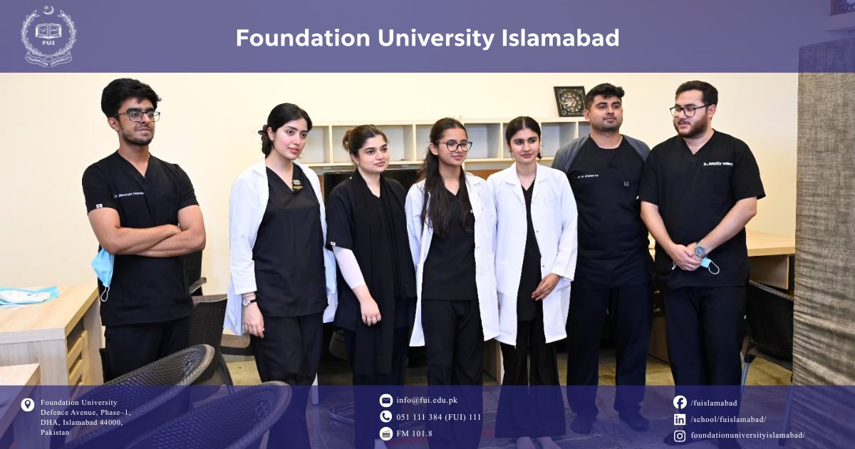 fuislamabad's tweet photo. The Department of Community and Preventive Dentistry, FUCD&H, organized a community outreach and oral health screening visit at Masjid-e-Rehmat-ul-lil-Alameen Charity Organisation, F-8/4, Islamabad, on 15 July 2026.
* SDG 3
* SDG 4
* SDG 10
#FUI #FUCDH #CommunityOutreach https://t.co/plOfJ9iuTx