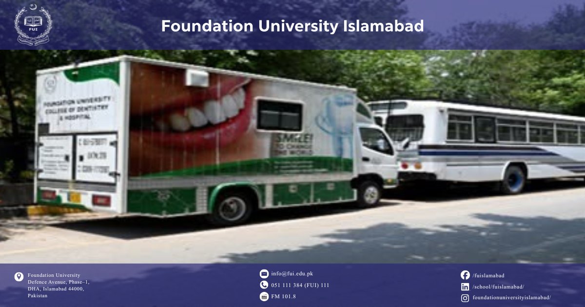 fuislamabad's tweet photo. The Department of Community and Preventive Dentistry, FUCD&H, organized a community outreach and oral health screening visit at Masjid-e-Rehmat-ul-lil-Alameen Charity Organisation, F-8/4, Islamabad, on 15 July 2026.
* SDG 3
* SDG 4
* SDG 10
#FUI #FUCDH #CommunityOutreach https://t.co/plOfJ9iuTx