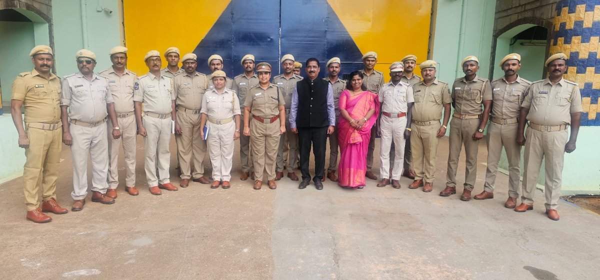 beulahemmanuel's tweet photo. APCA-the most happening place!Today on the 17th July 2026 led a team of trainee officers to visit Central Prison ,PuZhal, Chennai.Sri.B.Pradeep, Director,APCA visited the Prisons. https://t.co/WlnP1tGvpA
