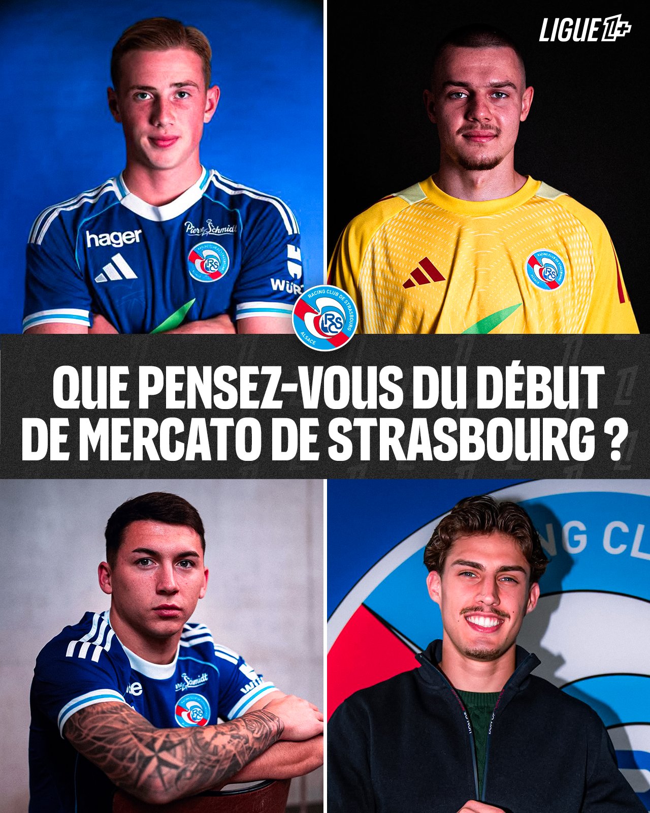 Strasbourg mise sur la jeunesse en ce début de mercato 🍼

🇸🇪 Benjamin ...