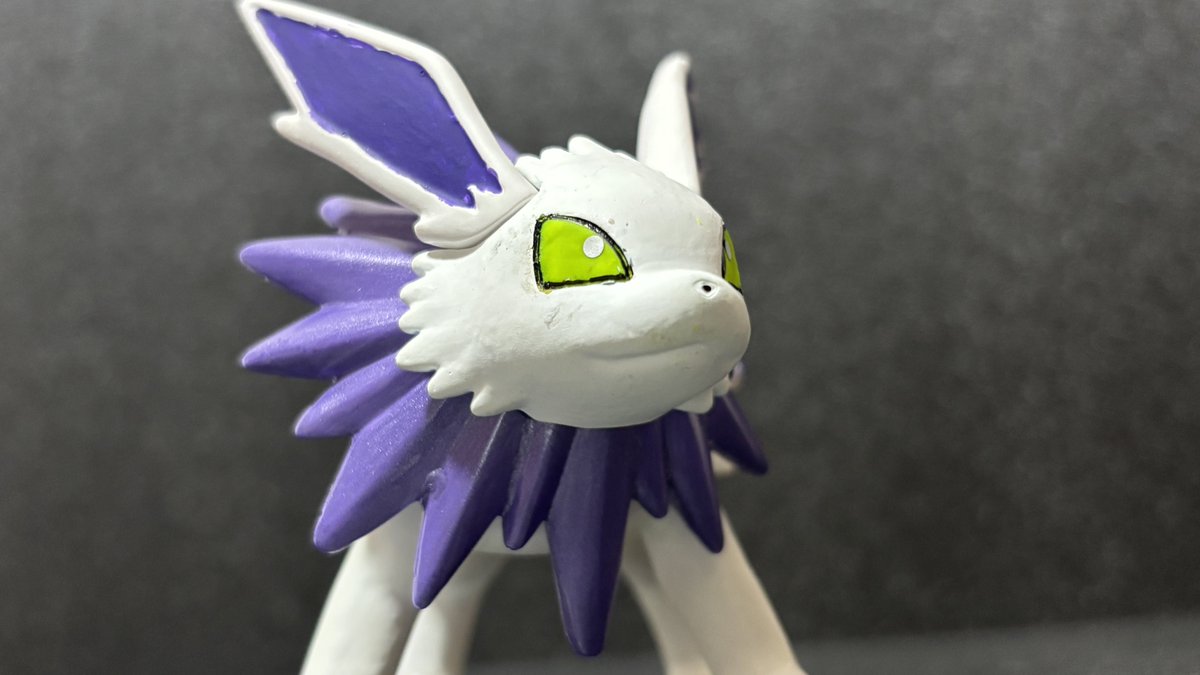 hatch00590715's tweet photo. 白い体に紫のタテガミのサンダース
#ポケプラクイック
#サンダース https://t.co/H5Ma5QC5Ox