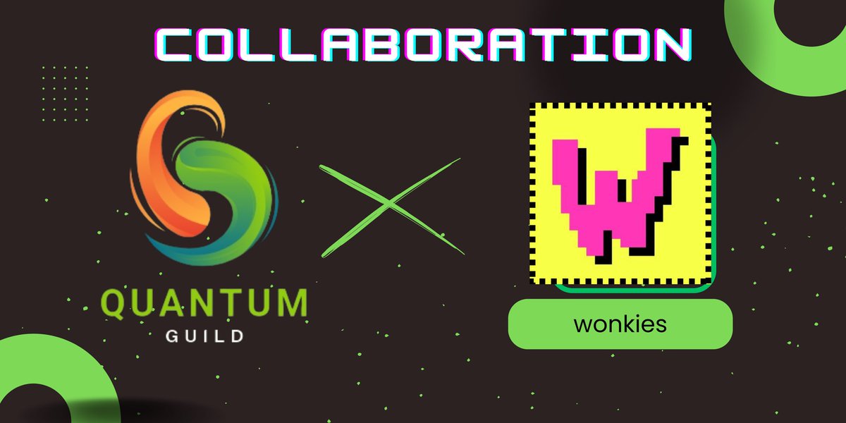 QuantumGuildd's tweet photo. We’re pleased to announce a collaboration with @WonkiesCC0

Spots will be raffled in our discord 🤝 https://t.co/y0UWFqewfn