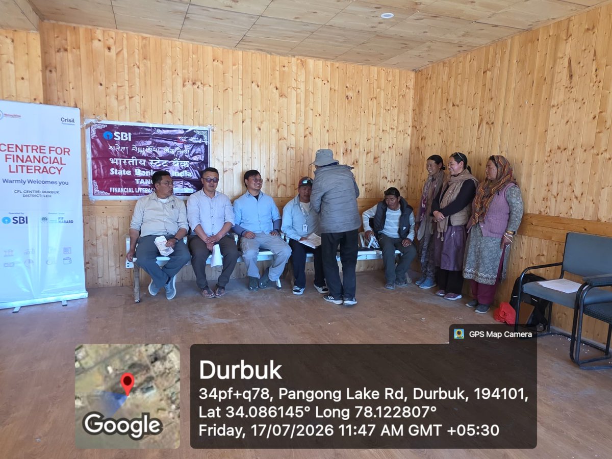 DRC_Leh's tweet photo. A NABARD-supported awareness camp at Durbuk Multipurpose Cooperative Society Ltd. promoted the role of Cooperatives and CSCs in financial inclusion, digital empowerment, and rural development. #NABARD #Cooperation #Ladakh
@lg_ladakh 
@ashishkundra 
@ddnewsladakh 
@DIPR_Ladakh https://t.co/xgxSU5iTrL