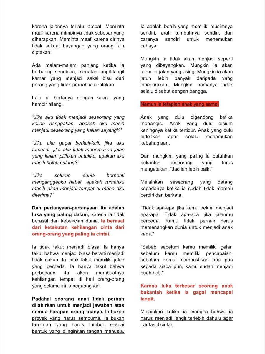 Writeaprose's tweet photo. Ternyata menjadi dewasa bukan hanya tentang kehilangan masa kecil. https://t.co/YAHP880jsz