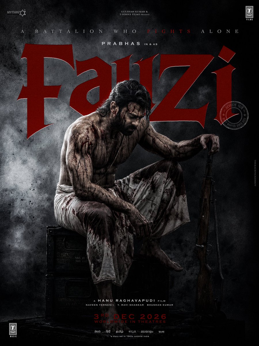 thebackpckerboy's tweet photo. A Battalion who FIGHTS alone 🔥

#Prabhas #Fauzi https://t.co/AQ7TGwHmlm