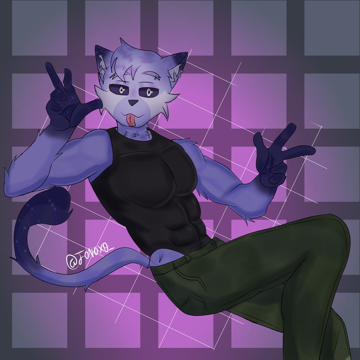 jonaxo14's tweet photo. El oc de @132_horus 
#oc #gato #furry https://t.co/MENfEMZXwl