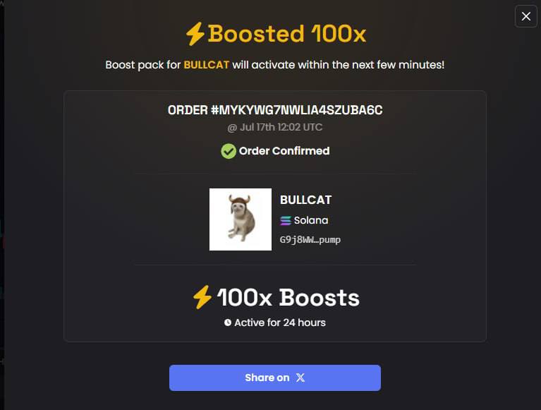 TheBULLCATTTT's tweet photo. 100x Boosted ✅

Onwards and upwards https://t.co/CZDIwbRwE1