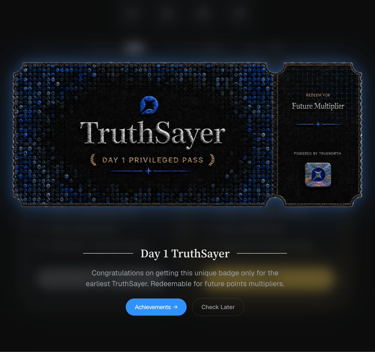 tradmoai's tweet photo. Points?

TrueNorth is the future. And soon there'll be points 👀

Try it out for free with code TRAD @get_truenorth https://t.co/s1DMiW9SPu