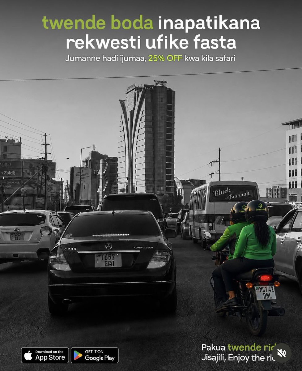 anuskills3's tweet photo. Weekend is weekending ukitumia @twenderide kwenye safari zako.

Furahia Gharama nafuu za usafiri,Usalama wa safari uki-Rikwesti na TwendeRide.

Pakua sasa Twende Ride App na wewe uenjoy safari zako bila stress! https://t.co/cxm9dIB1Pe
