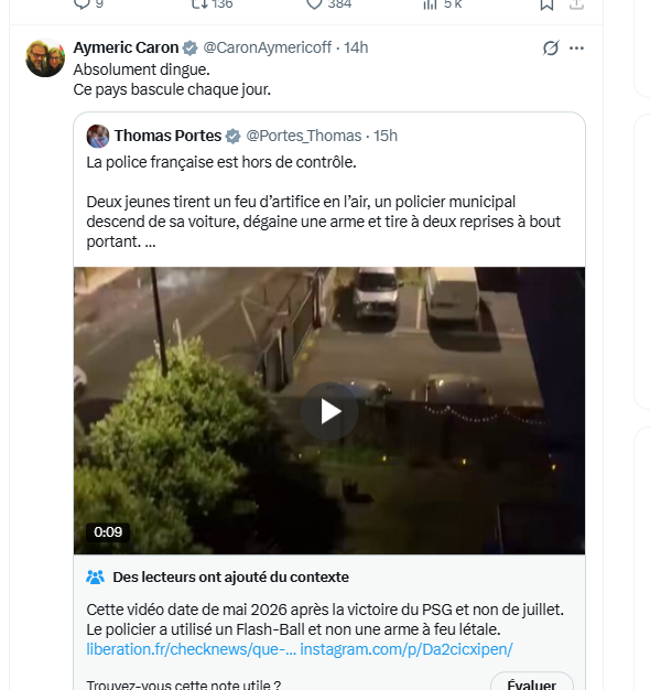 FredericLefevre's tweet photo. Portes (LFI) publie un nouveau Fake ACAB et hop, t'as le Caron, tout juste sorti des soins intensifs après son "infâme agression", qui se jette dessus. 

Rien n'arrête ce gang d'escrocs. https://t.co/teaVjYxAju