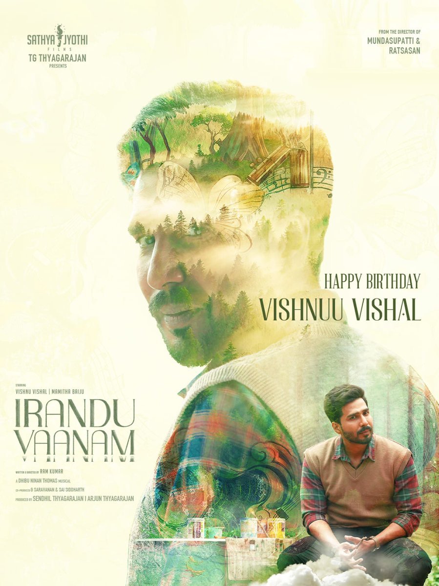 TamilaninCinema's tweet photo. #VishnuVishal Birthday SPL Poster From
#IrandamVaanam Team !
From The Director Of #MundasuPatti & #Ratchasan ! https://t.co/Yh25xDq5wi