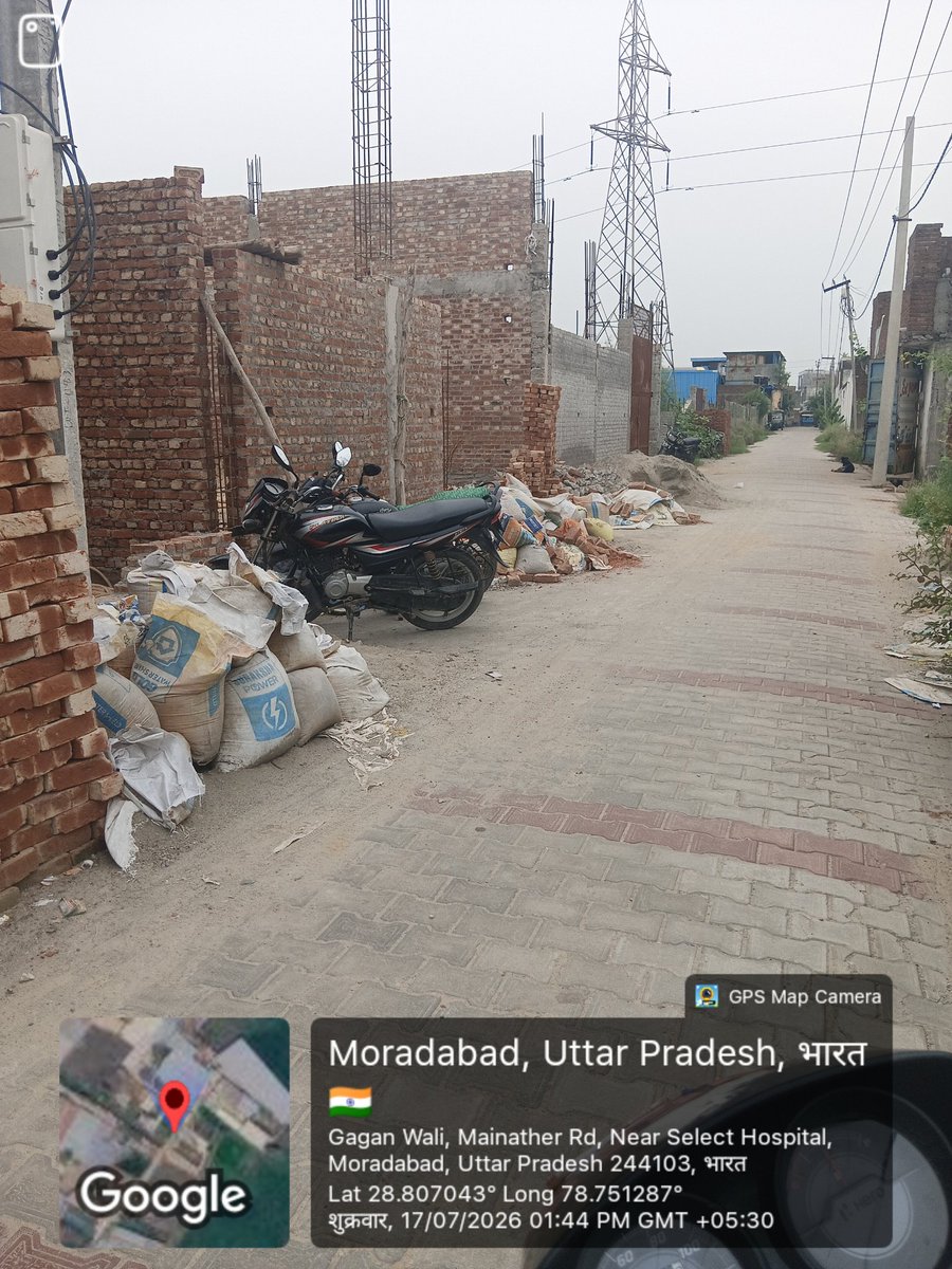 SGujaratu's tweet photo. मुरादाबाद गगन वाली मैनाठेर रोड पर सेलेक्ट हॉस्पिटल के पास निर्माण कार्य जारी है स्थानीय लोगों ने निर्माण की वैधता पर सवाल उठाते हुए एमडीए से जांच कर नियमानुसार कार्रवाई की मांग की है यदि निर्माण 
@DMMoradabad
@mdambup @moradabadpolice
@Comm_Moradabad 
@narendramodi
@CMOfficeUP https://t.co/wk5oRNFN0m