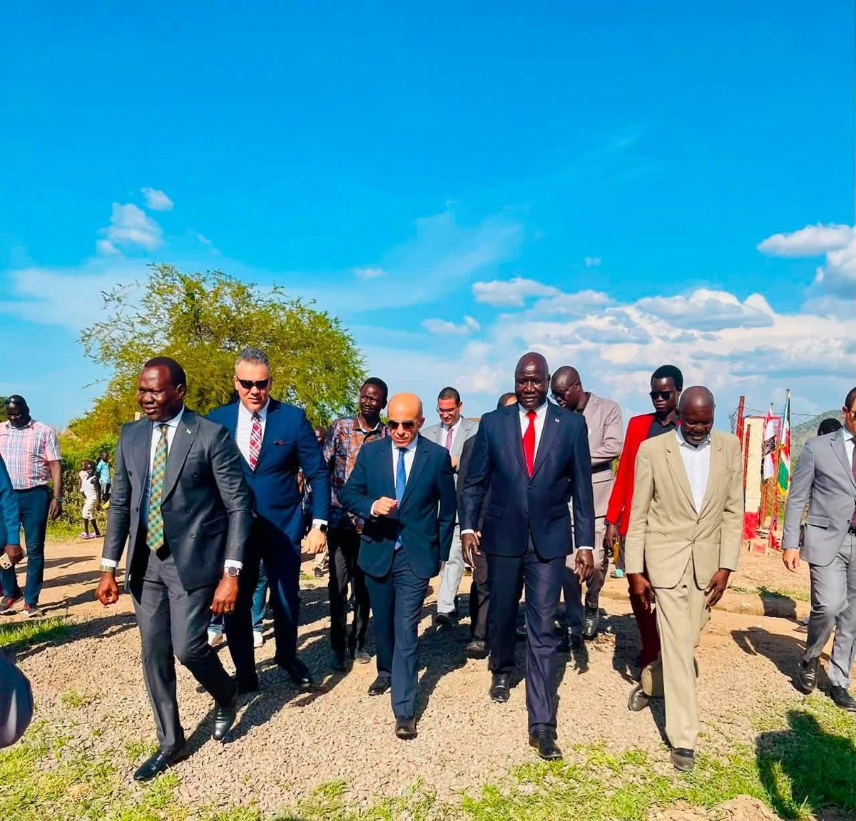HanyIbrahim17's tweet photo. SOMBA Groundwater Station at the University of Juba in South Sudan.
the growing cooperation between the Republic of South Sudan and #Egypt in improving access to safe and clean drinking water.
H.E. Hazem Mamdouh Fawzy, Ambassador of the Arab Republic of Egypt, https://t.co/2oUc9kgAMz