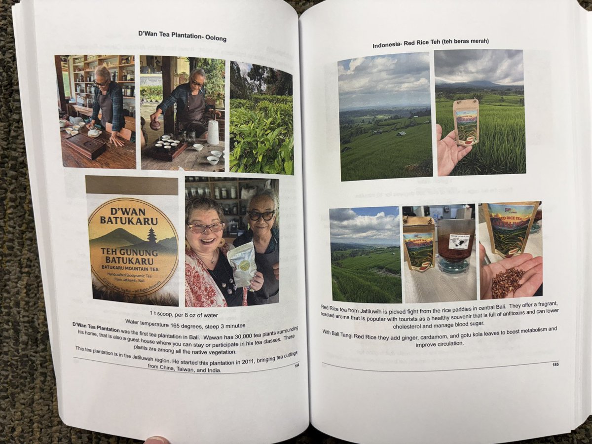 KerrieEKaufmann's tweet photo. My new book is on Amazon. Passport to tea, a study of over 35 countries and their tea traditions.
#kerriescupoftea #passporttotea #teabook https://t.co/gciQNPyjH1