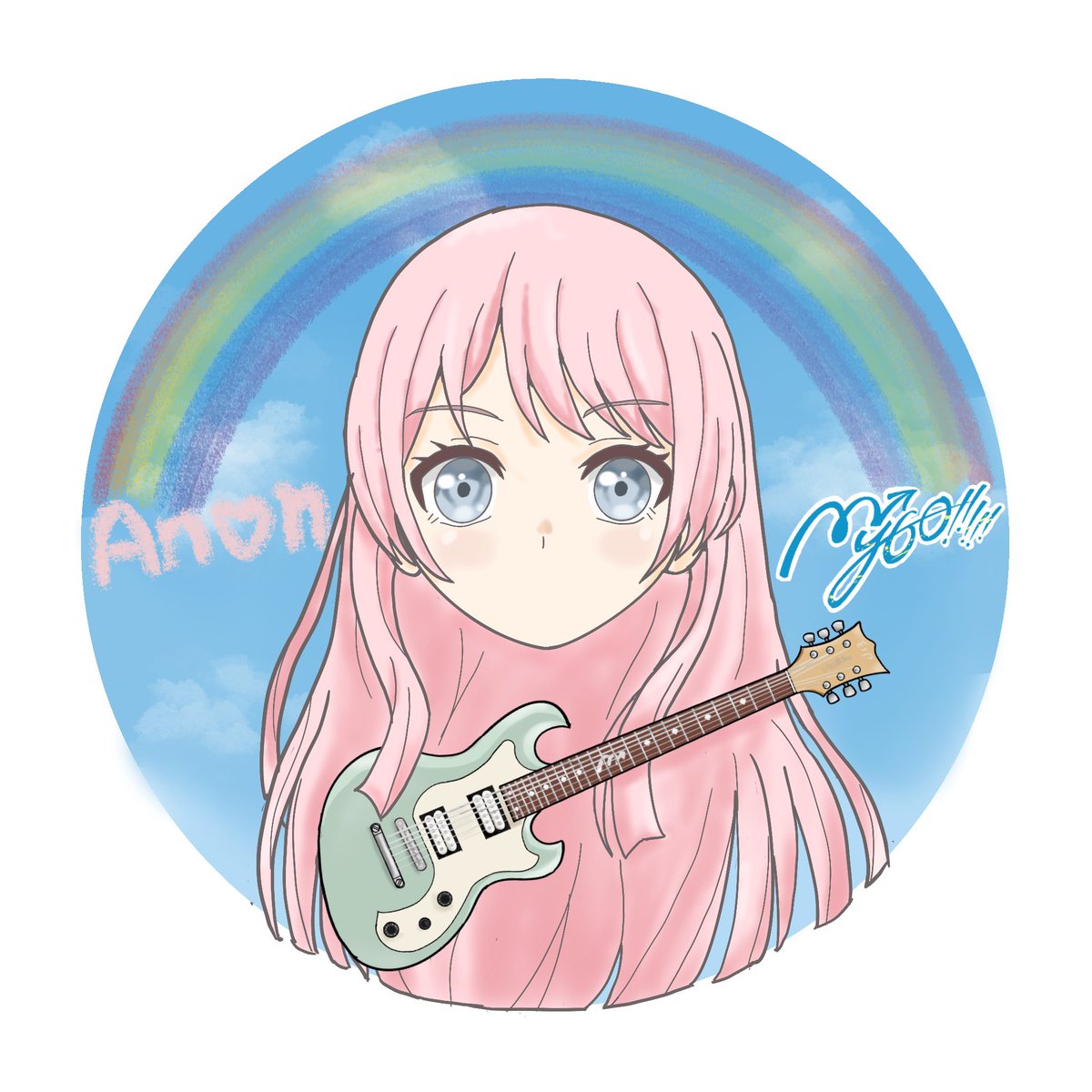 sk_leap's tweet photo. 前に描いた、愛音ちゃんアイコン…あごがって思ってたから描き直した笑
可愛くなったかも(*´艸｀*) https://t.co/uaTZRHbusH