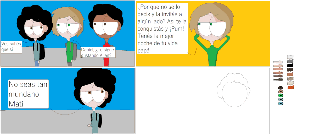 cuissof's tweet photo. "Doble Alma" pages 16-17. Sorry for not making this for a whole year. https://t.co/E9aIVdoAmS