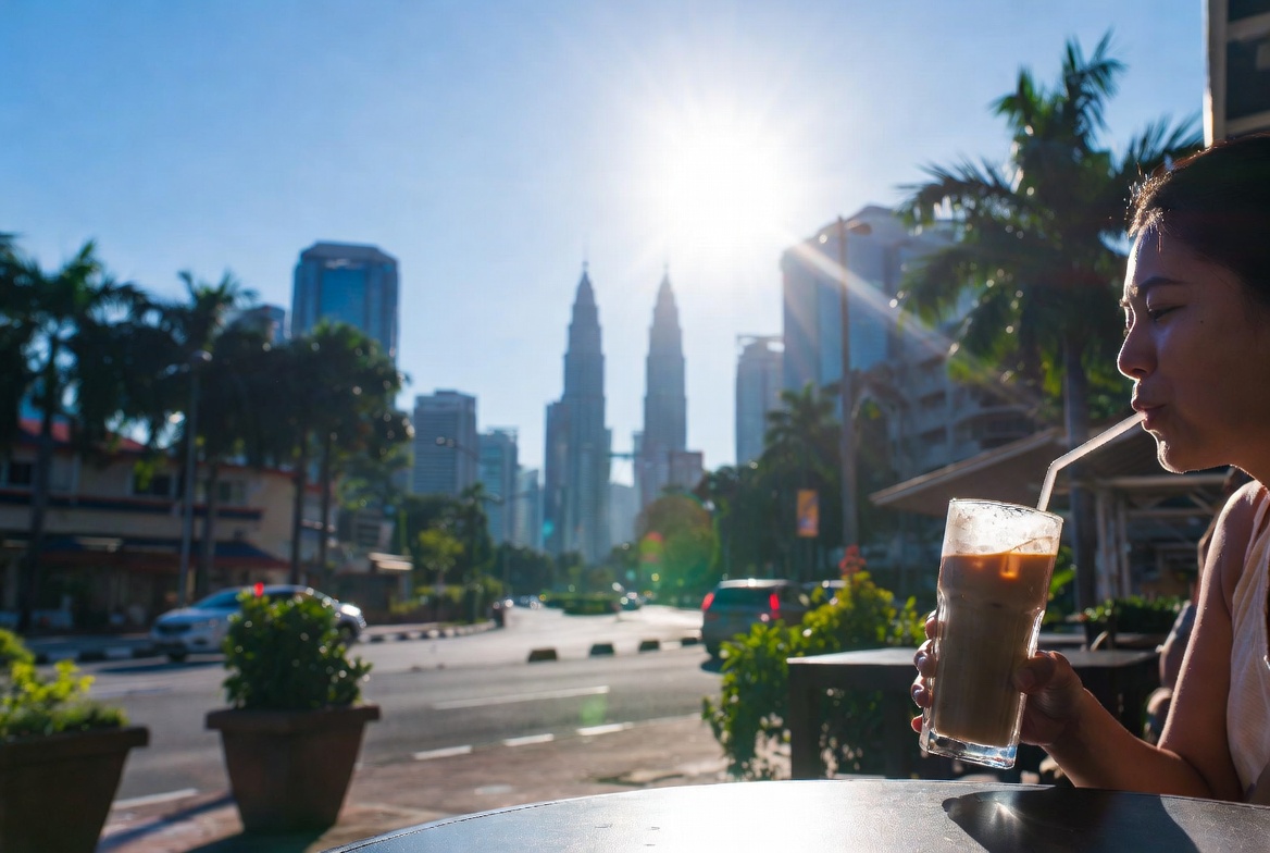 ChristieSc91968's tweet photo. cuaca kl hari ni panas teruk betul, korang still productive ke atau nak healing dulu dengan ais kopi? https://t.co/ofTEMCln2O