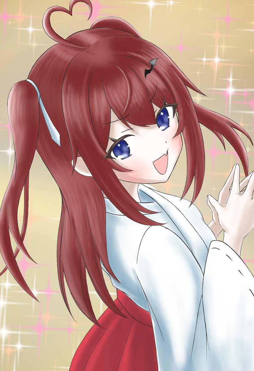 kuro_shiba884's tweet photo. ＃ゑるるあーと
@zyouma_eruru 
@zyouma_eruru_2 

巫女ゑるる完成しました！！
かわいいと思う🐕 https://t.co/nEfIPLMrWM