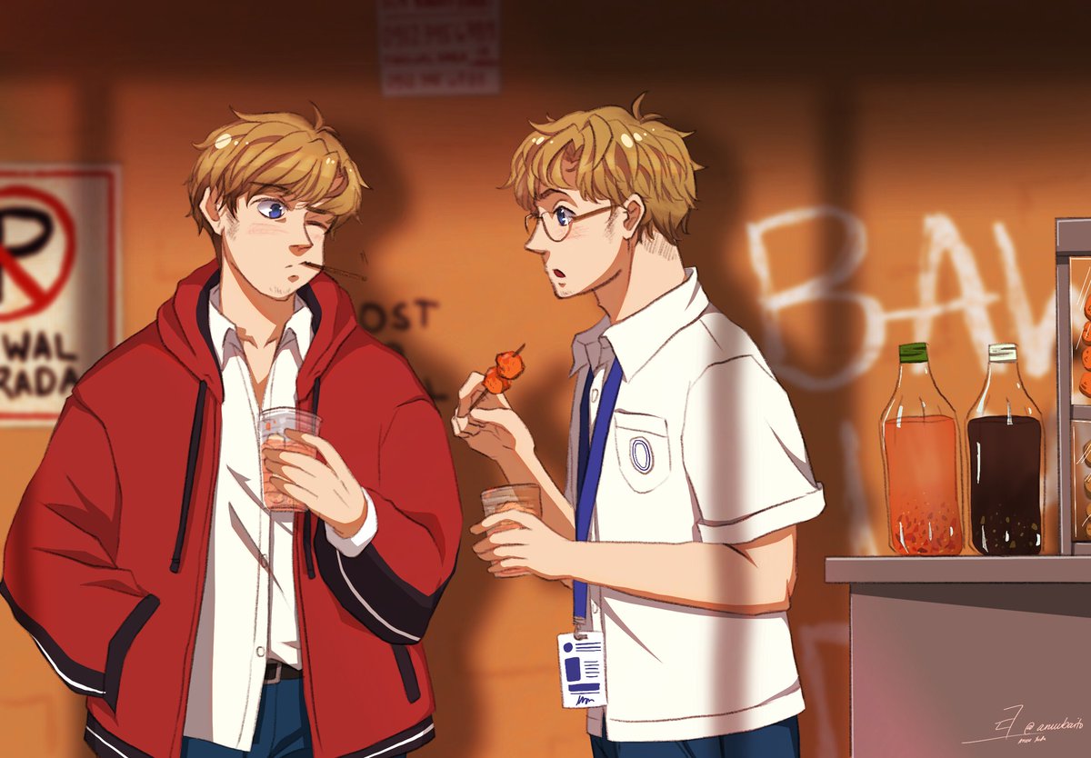 aruubaito's tweet photo. tusok-tusok ft. #coltland #coltlandtwins
fishball at kwek kwek sa tabi ng school/pinoy au thingimajig for maliit na gansa's pang-gansang palaro art contest!
#projecthailmary #thefallguy https://t.co/C8ugmHKfUf