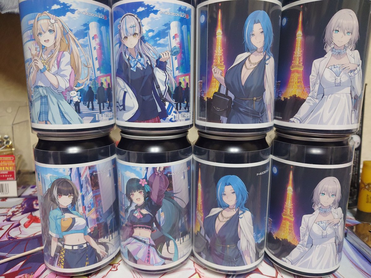 kaitoy0126's tweet photo. ドルフロのラベル缶8缶買って当たりはスオミだった。また行って売ってたら買ってこよ https://t.co/FOKx6Azkkc