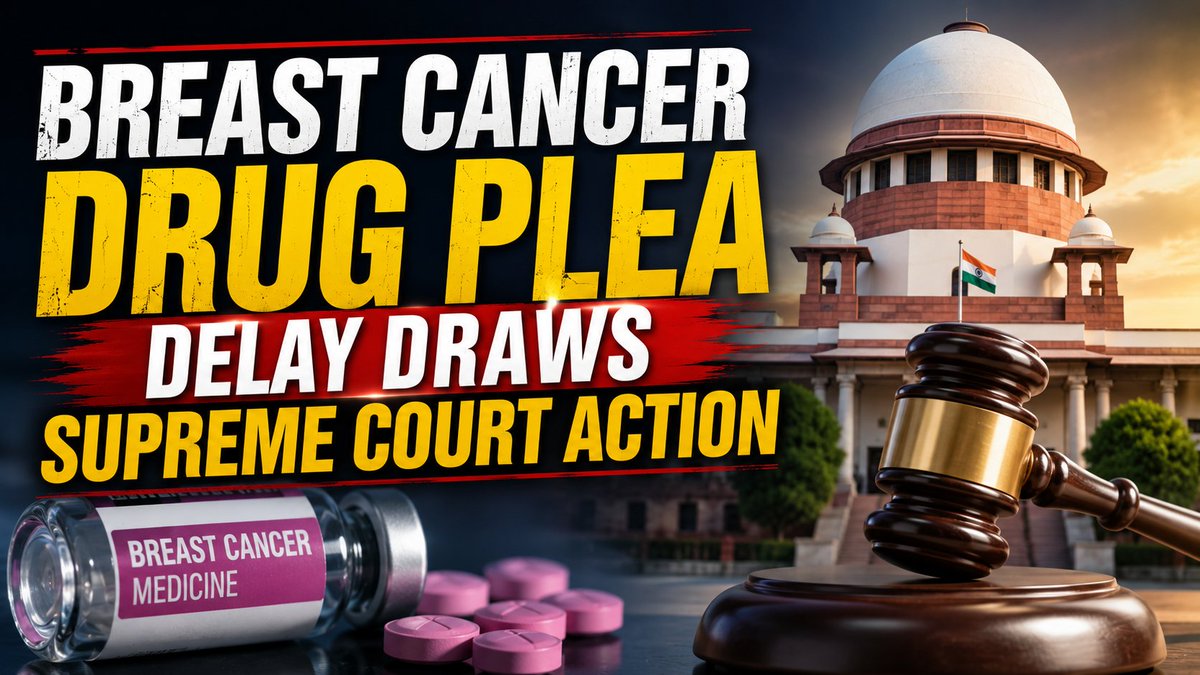 NRIPage's tweet photo. Breast Cancer Drug Plea Delay Draws Supreme Court Action
https://t.co/6DoXyTRiw6
#Legal Matters #breastcancerdrugplea #supremecourt #keralahighcourt #cancerdrugprice #affordablemedicine #healthcarerights #judicialdelay #suomotucase #cancertreatment #drugaccess https://t.co/eEozxY6K0y