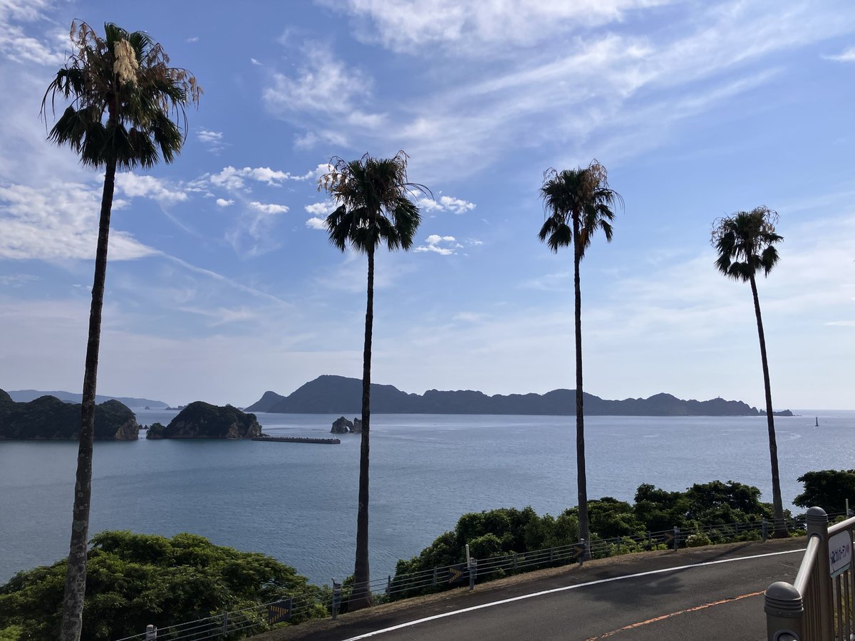 ZpLre's tweet photo. 仕事で宮崎に行って来ました。
空港からヤシの木と青い空で南国感あふれて海はエメラルドグリーンに輝いて感動した。

都井岬では放牧されてる野生馬も間近で見れたし、ぶり丼にチキン南蛮、冷や汁、マンゴーなどなど宮崎グルメも満喫できました。

今度はツーリングで行ってみたい。 https://t.co/Hn2CywhW9L