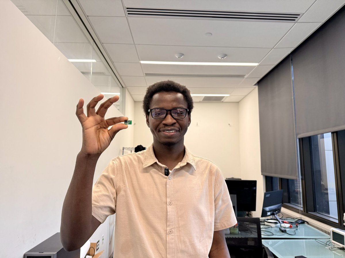 AdewaleYusuf_'s tweet photo. A boy from Ibadan, Nigeria, became a researcher at MIT and broke a Guinness World Record, for a GPS device smaller than your thumbprint. 
But wait, this is why his story is interesting: 

Most people believe you have to study in the US or UK before the world notices you.
His story proves that's not true.
He earned his Bachelor's degree from Tai Solarin University in Nigeria.
Then completed his Master's at the University of Rwanda.
No Ivy League degree.
Just world-class skills.
This is the story of Oluwatobiloba Oyinlola, Researcher at MIT and Advisory board member at Intel Corporation.
As an engineer, he was obsessed with the Internet of Things and began building solutions while living in Ibadan, including a solar-powered workstation. But he wanted a bigger stage for his research. So, he applied to MIT, the number 1 school in the World. 
He didn’t apply as a student; he applied as a researcher, which means MIT will pay him to conduct his research.

And after a series of rigorous interviews, he got in. 
A journey that started in Ibadan reached MIT, Intel, and the Guinness World Records.

That's the power of mastering your craft.
And that's exactly why he'll be speaking at the @beyondafricaorg  conference the largest gathering of Africans in AI, Business, Tech, and Career with other exceptional Africans doing great things on a global scale.