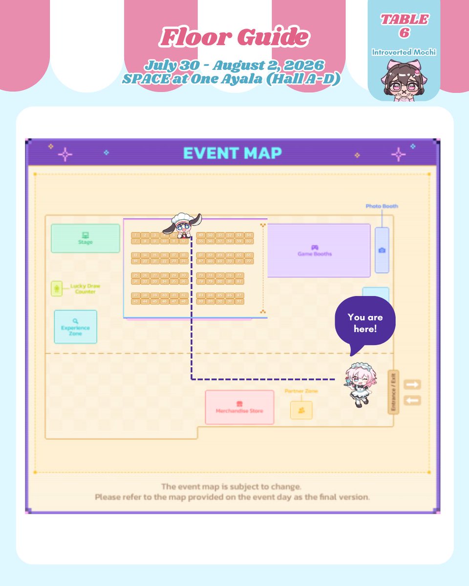 Introverted Mochi| HoYo FEST PH Table #6 tweet media