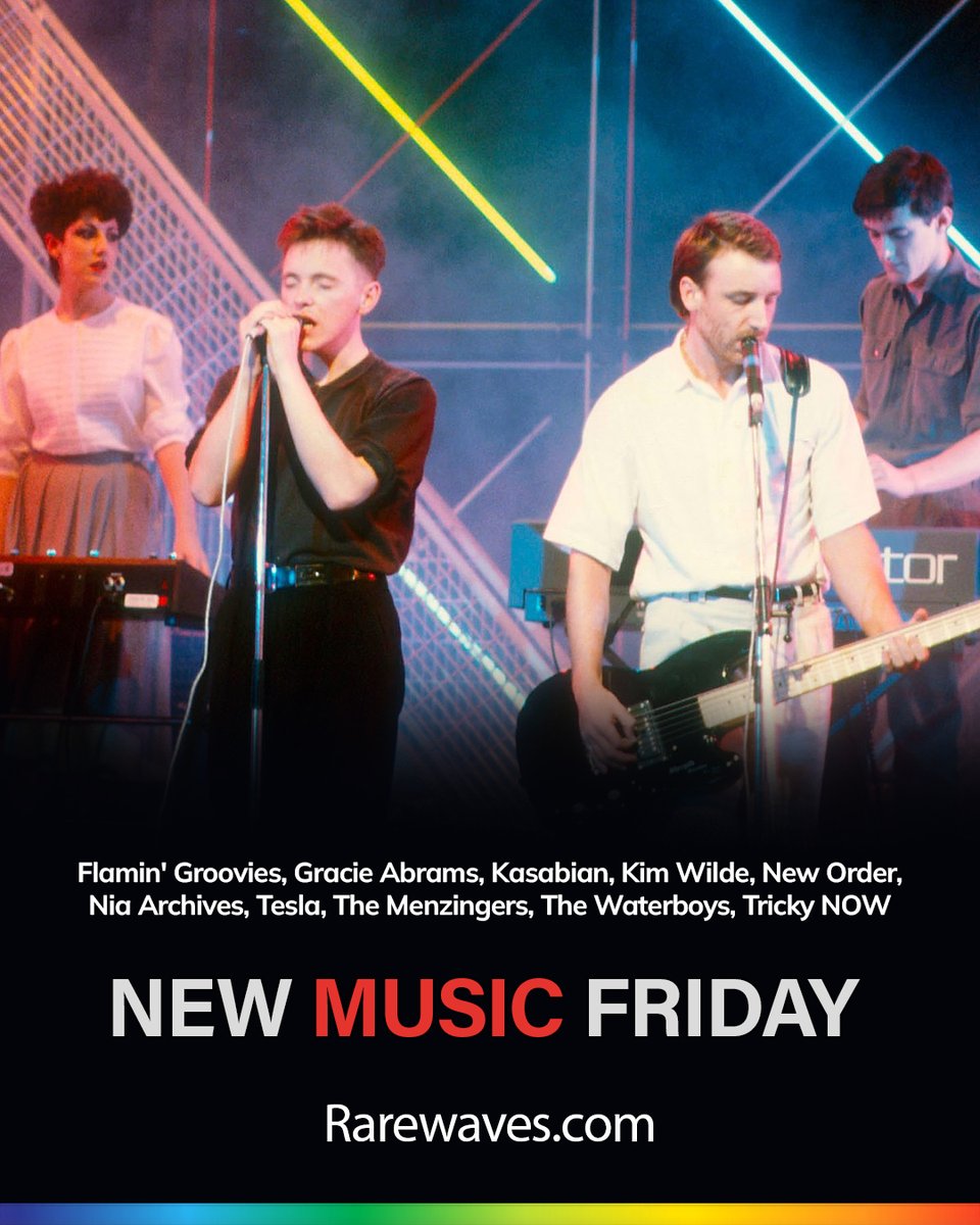 RarewavesCom's tweet photo. NEW MUSIC FRIDAY ‼️ https://t.co/Ol4x8EhrO1
Flamin' Groovies, Gracie Abrams, Kasabian, Kim Wilde, Nashville Pussy, New Order, Nia Archives, Tesla, The Menzingers, The Waterboys, Tricky, NOW
#NewMusicFriday #NMF #NewOrder #NewMusic https://t.co/rvhwiRwBMt