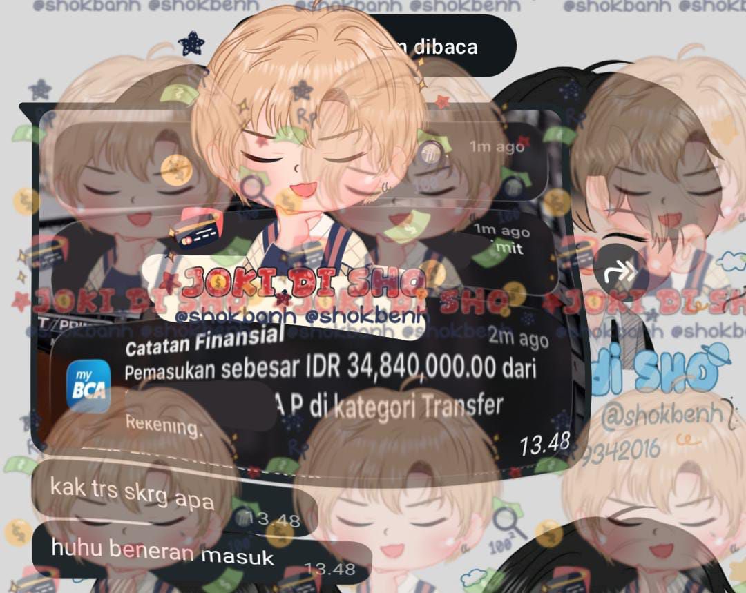 CallousNihilist's tweet photo. @Rafenska_M masih bingung b4yar p1njul ? jangan ya kak yaaa😋  langsung kontak @shokbanh ! aja #1 j0ki p1njul yang tĕstin̆yaa 1000+++ mantul endull💛 FEE AKHIR  plus tanya²GRATIS̆ 🤩 
kontak: https://t.co/HKwHpw1umk https://t.co/p2ThDYga1n