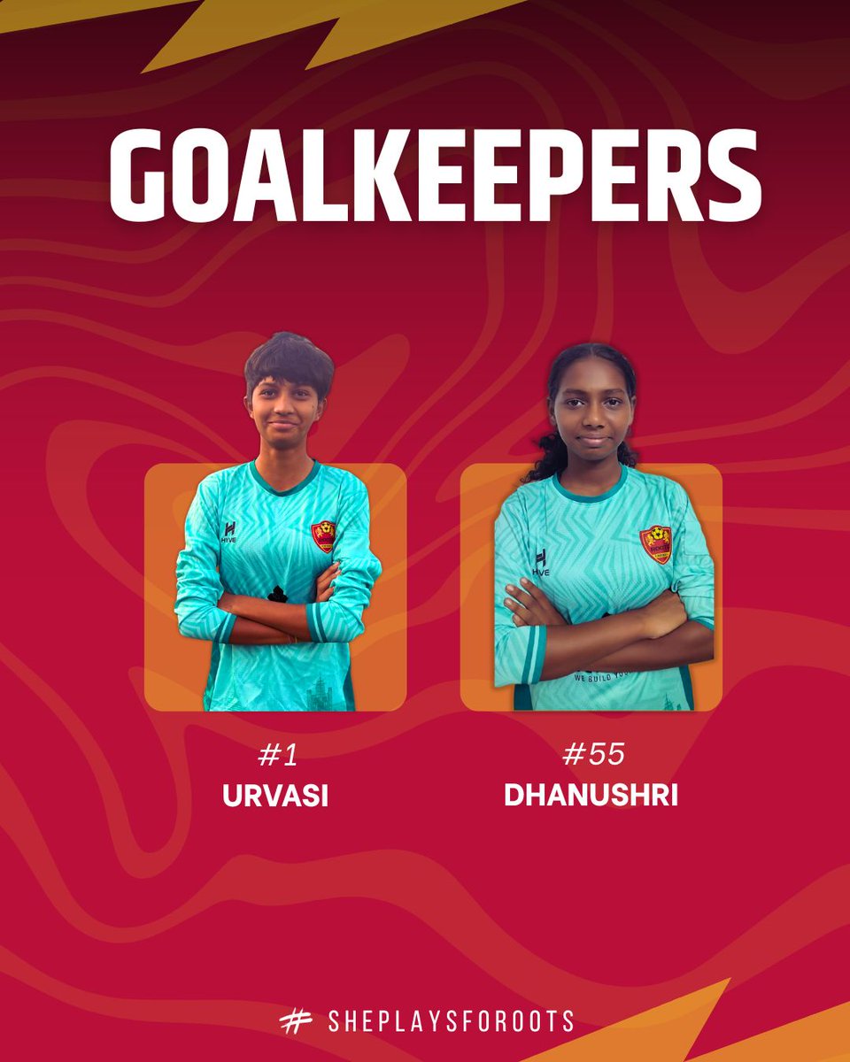 roots_football's tweet photo. MEET THE TEAM 🔴🟡

The names are set. Now it's time to meet the faces who'll wear the Roots FC badge with pride in the AIFF Women's U17 Youth League.

One team. One dream. Let's get behind our girls. ❤️💛

#RootsFC #RootsWomen #ShePlaysForRoots #AIFFU17WomensLeague https://t.co/4D6dLE6vf5