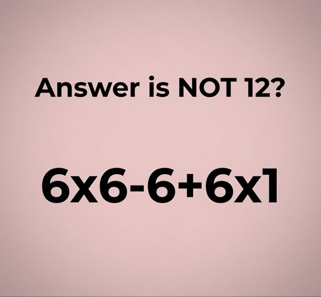 beautyandjs9's tweet photo. Answer is not 12..

Can you solve this in 20 seconds ? https://t.co/PXRB7v5Eui
