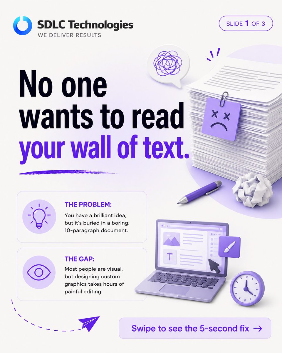 Sdlctech's tweet photo. Most people are visual learners, but none of us have the time to spend hours wrestling with graphic design software just to make a simple flowchart.

#ArtificialIntelligence #NapkinAI #VisualDesign #ProductivityHack #GraphicDesign https://t.co/XAWcmiqxIR