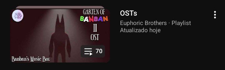 Davizinjjkk's tweet photo. 🚨❗BIG NEWS❗🚨

The Garten of Banban OST playlist has been updated! We will officially have at least 4 more new tracks available in the game, and there is only one hour left until the update goes live
#GartenofBanban #GartenofBanban9 #gobb #gobb9 #games #indiegames #news https://t.co/bkM7qdqltG